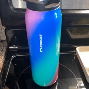 Starbucks Blue and Red Gradient Tumbler